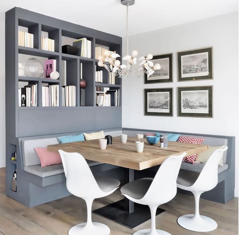 White-luxury-Chelsea-Dining-room-chairs-with-grey-cushions