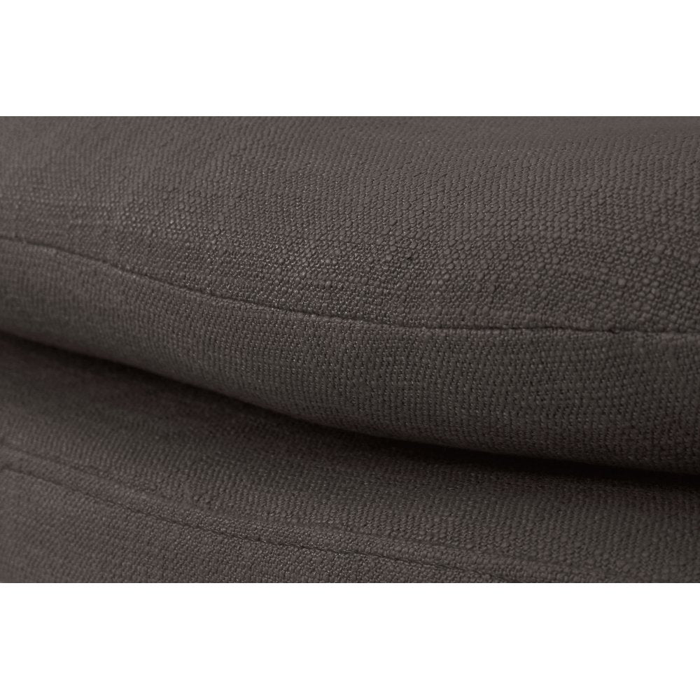 Grey Upholstered Mid Century Scandinavian 2-Seater Sofa
