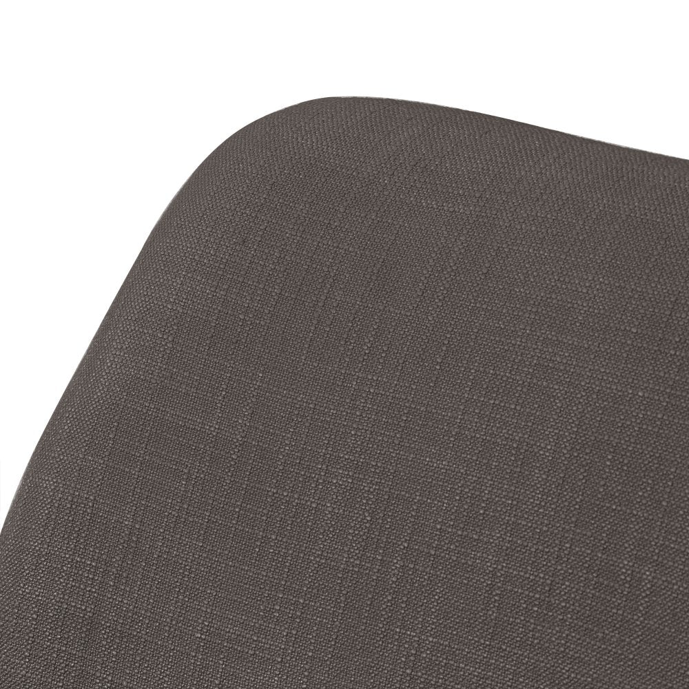 Grey Upholstered Mid Century Scandinavian 2-Seater Sofa