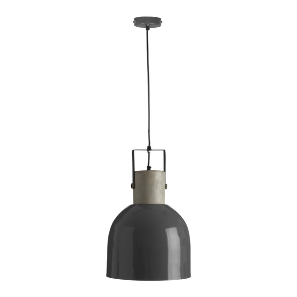 Medium Grey Steel Ceiling Pendant