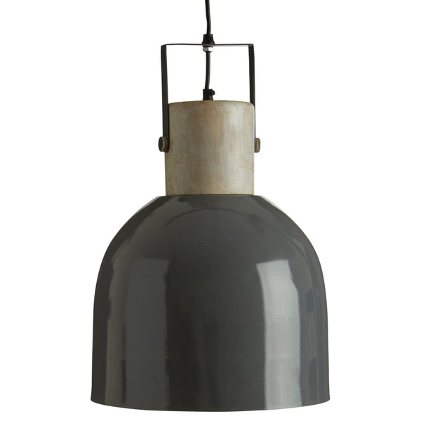 Medium Grey Steel Ceiling Pendant