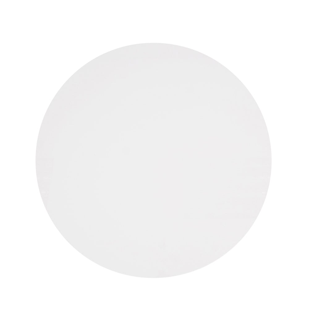 Soho Large White Circular Dining Table with Beech Wood Legs