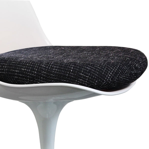 Textured Black Chelsea Armchair Cushion