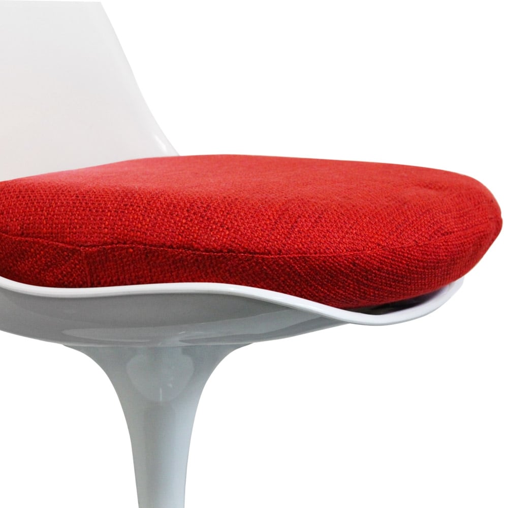 Textured Red Chelsea Armchair Cushion