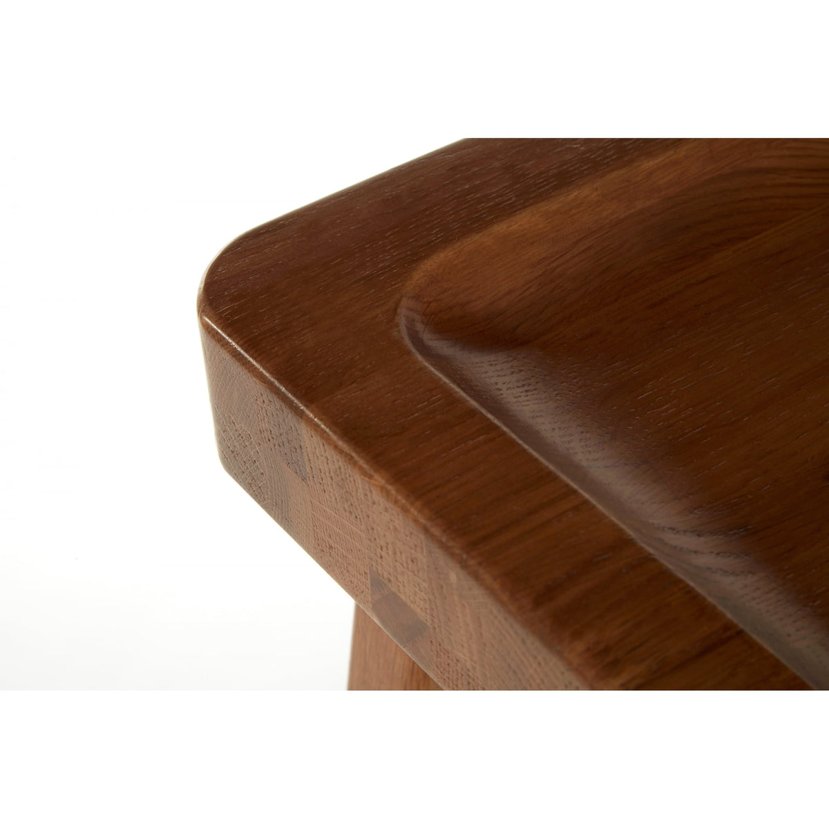 Natural Oak Wood Bar Stool