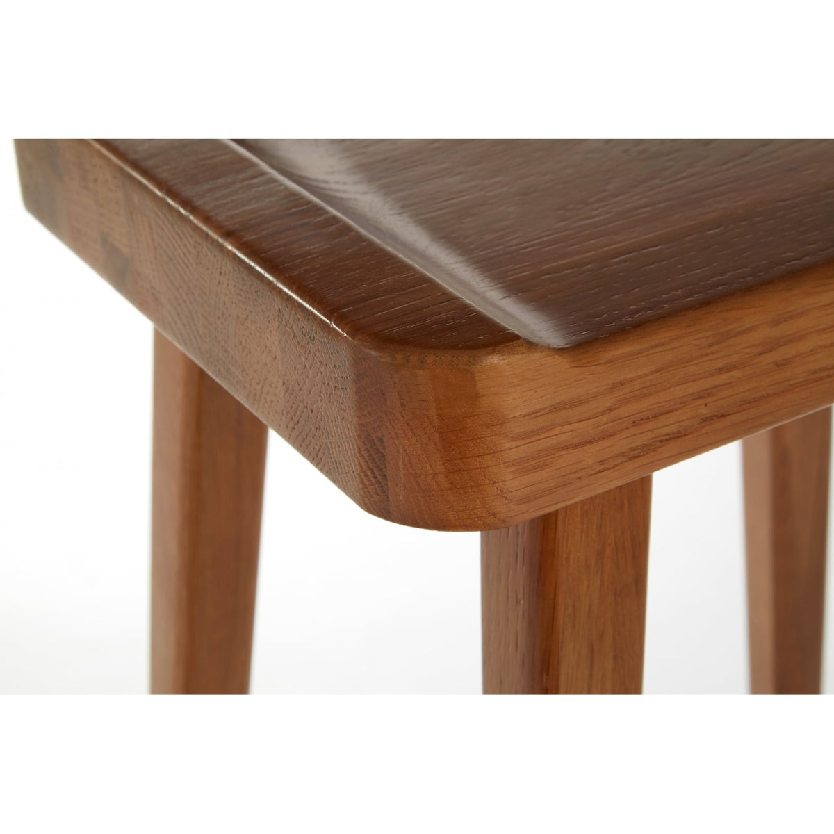 Natural Oak Wood Bar Stool