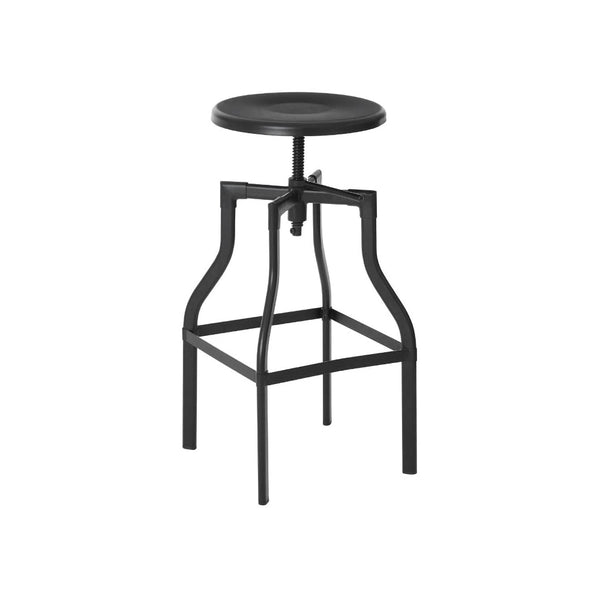 Foundry Bar Stool with Black Seat