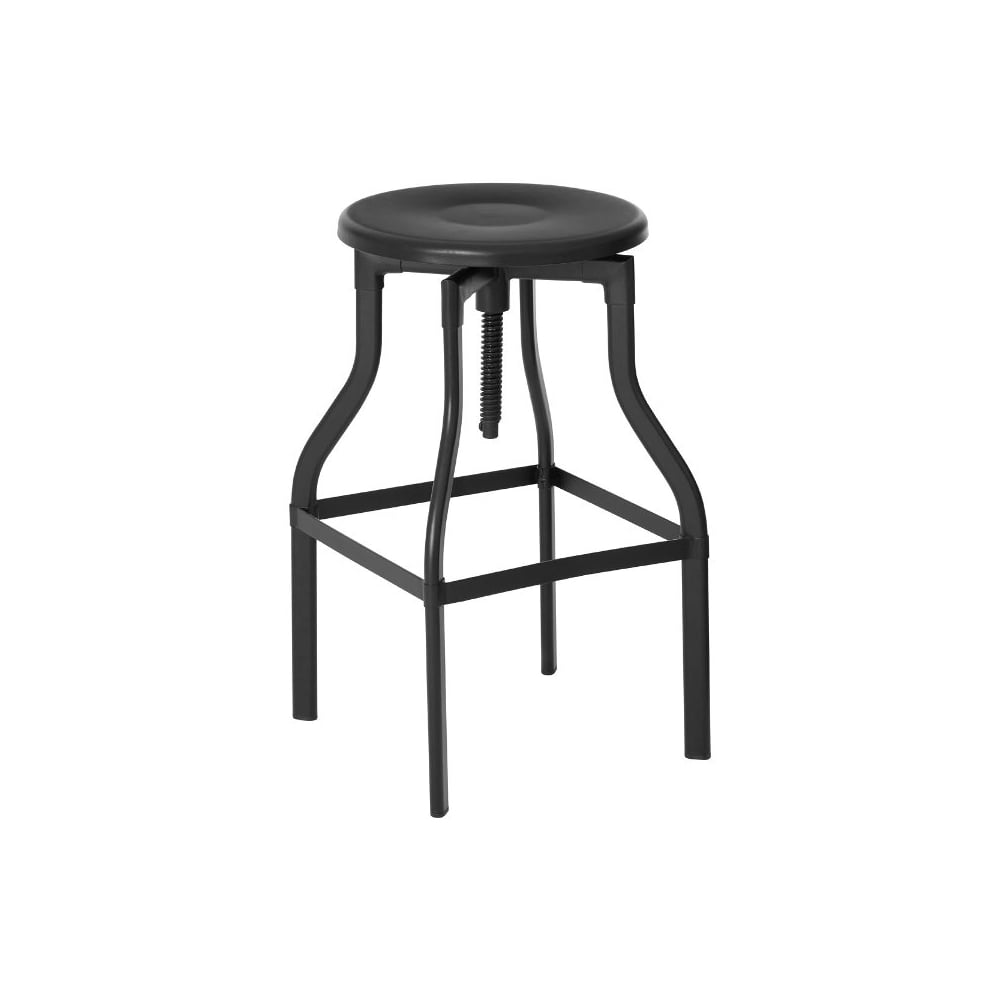 Foundry Bar Stool with Black Seat