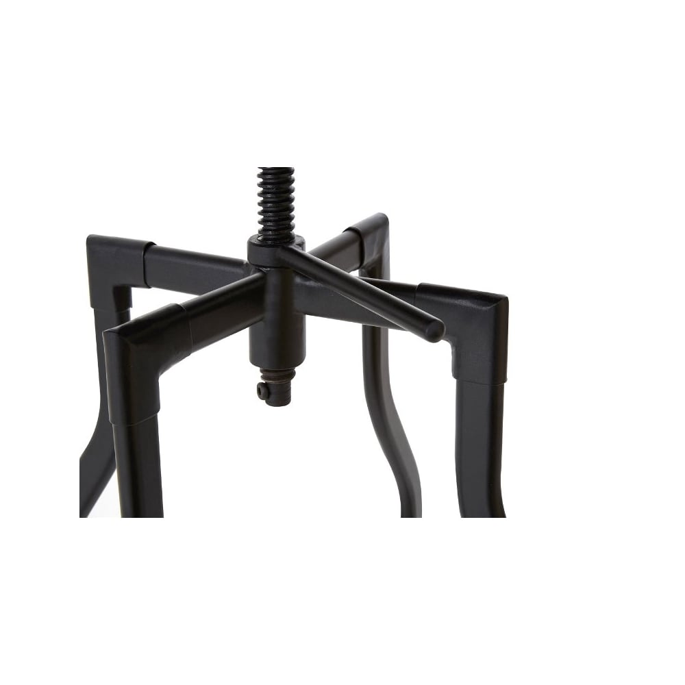 Foundry Bar Stool with Black Seat