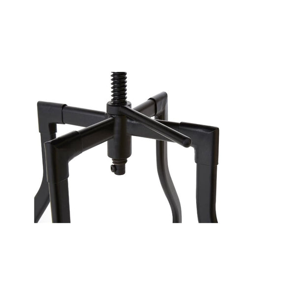 Foundry Bar Stool with Black Seat