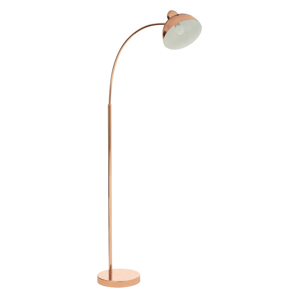 Arched Copper Floor Lamp