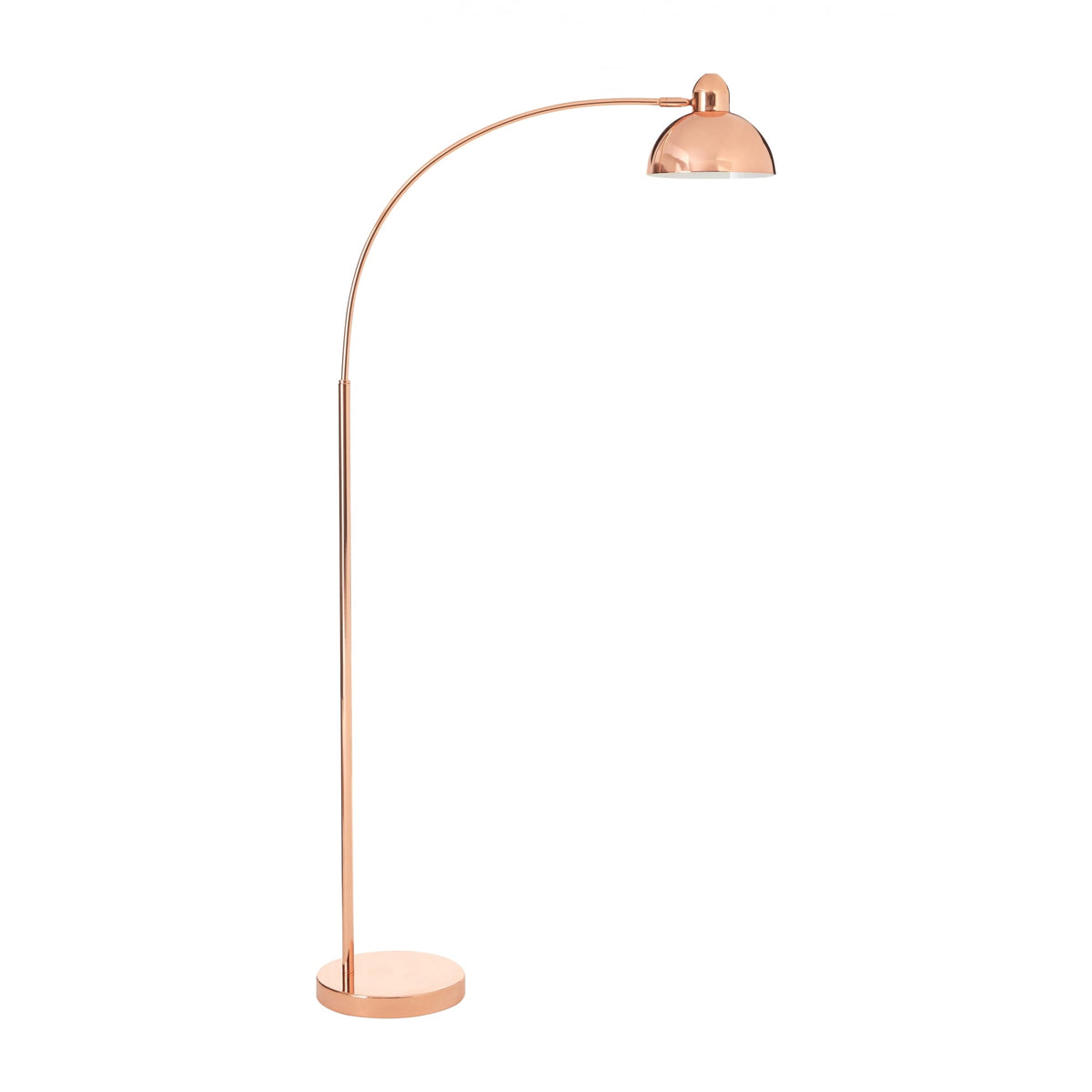 Arched Copper Floor Lamp