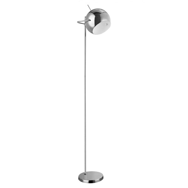 Chrome Domed Floor Lamp