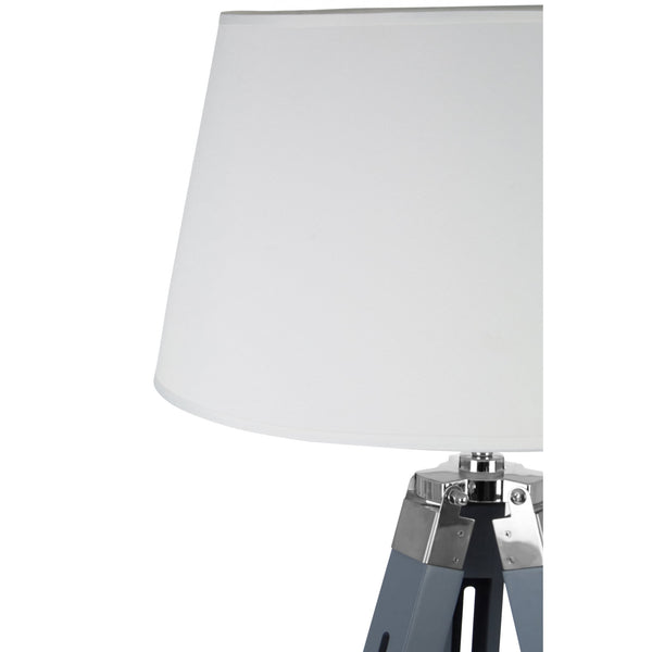 Grey and Cream Tripod Floor Lamp