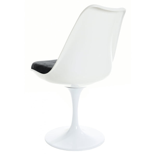 White and Luxurious Black Chelsea Side Chair