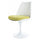 White and Luxurious Green Chelsea Side Chair