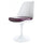 White and Purple PU Chelsea Side Chair