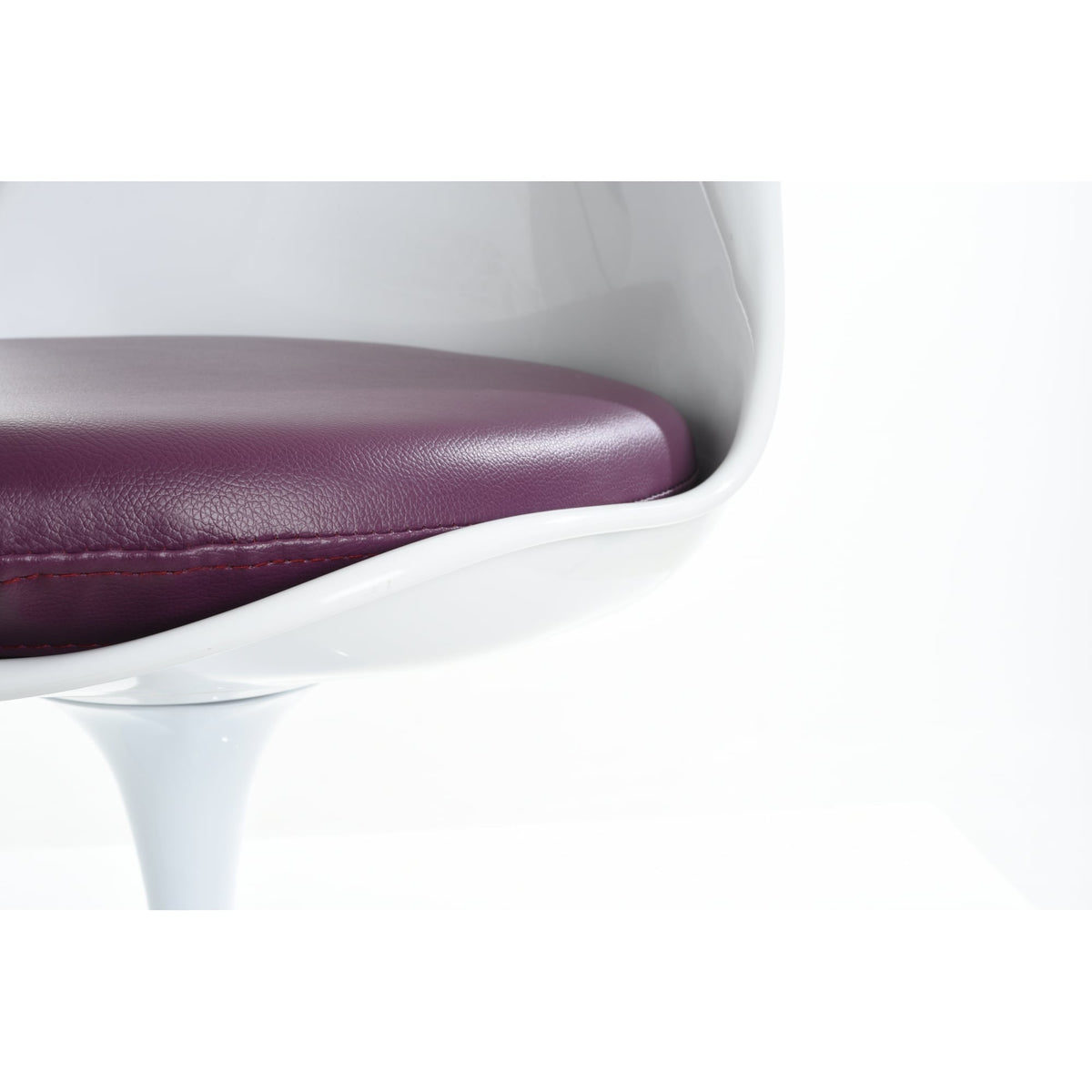 Purple PU Chelsea Armchair Cushion