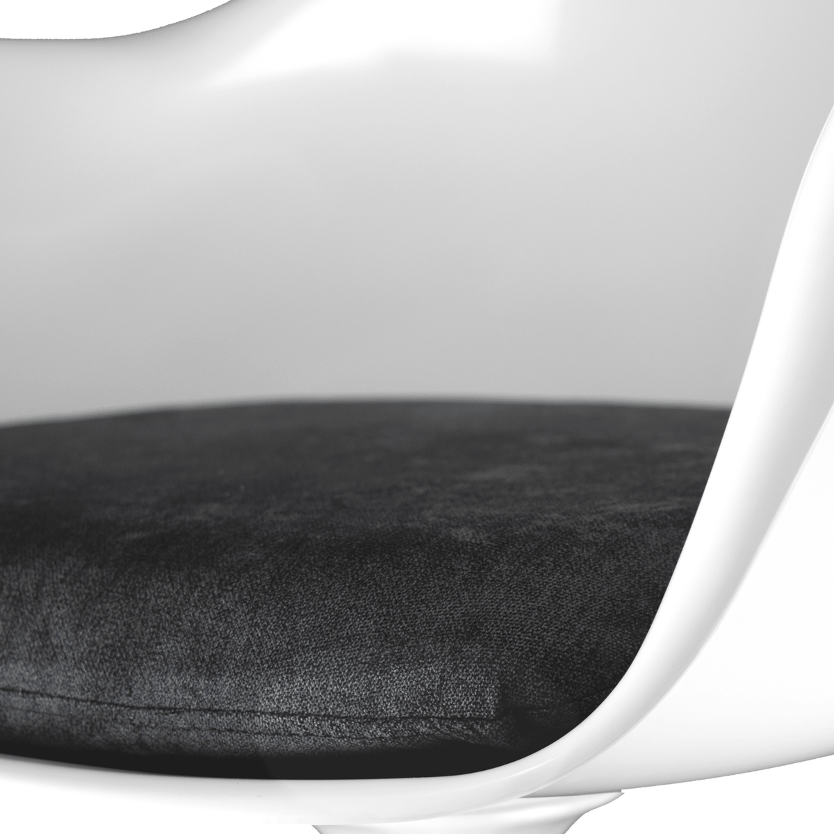 White and Luxurious Black Chelsea Armchair