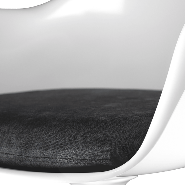 White and Luxurious Black Chelsea Armchair