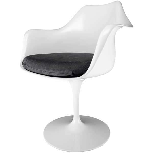 White and Luxurious Black Chelsea Armchair