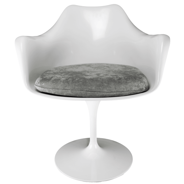 White and Luxurious Grey Chelsea Armchair