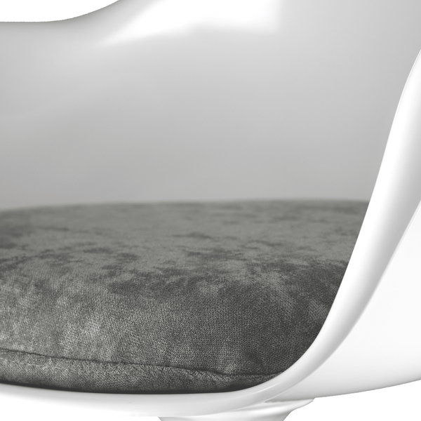 White and Luxurious Grey Chelsea Armchair