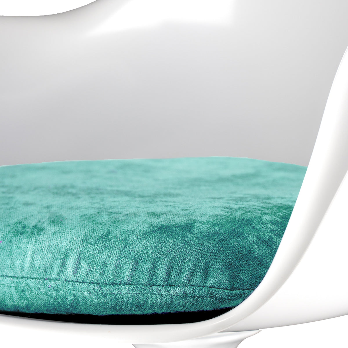 White and Luxurious Turquoise Chelsea Armchair