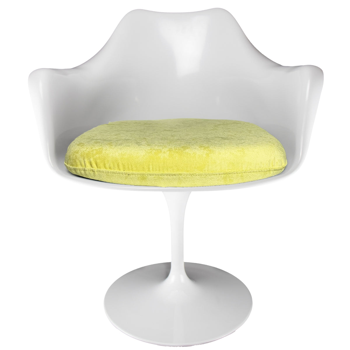 White and Luxurious Yellow Chelsea Armchair