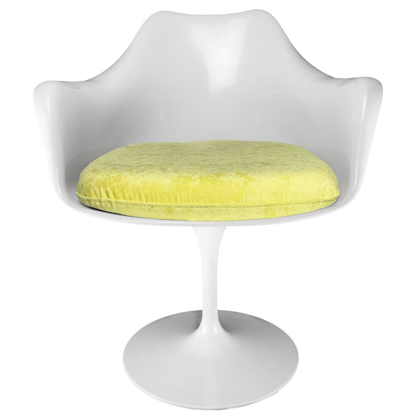 White and Luxurious Yellow Chelsea Armchair