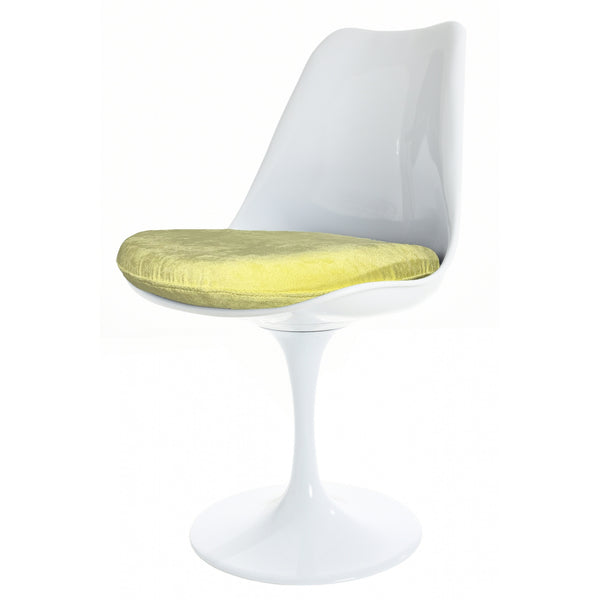 White and Luxurious Yellow Chelsea Side Chair