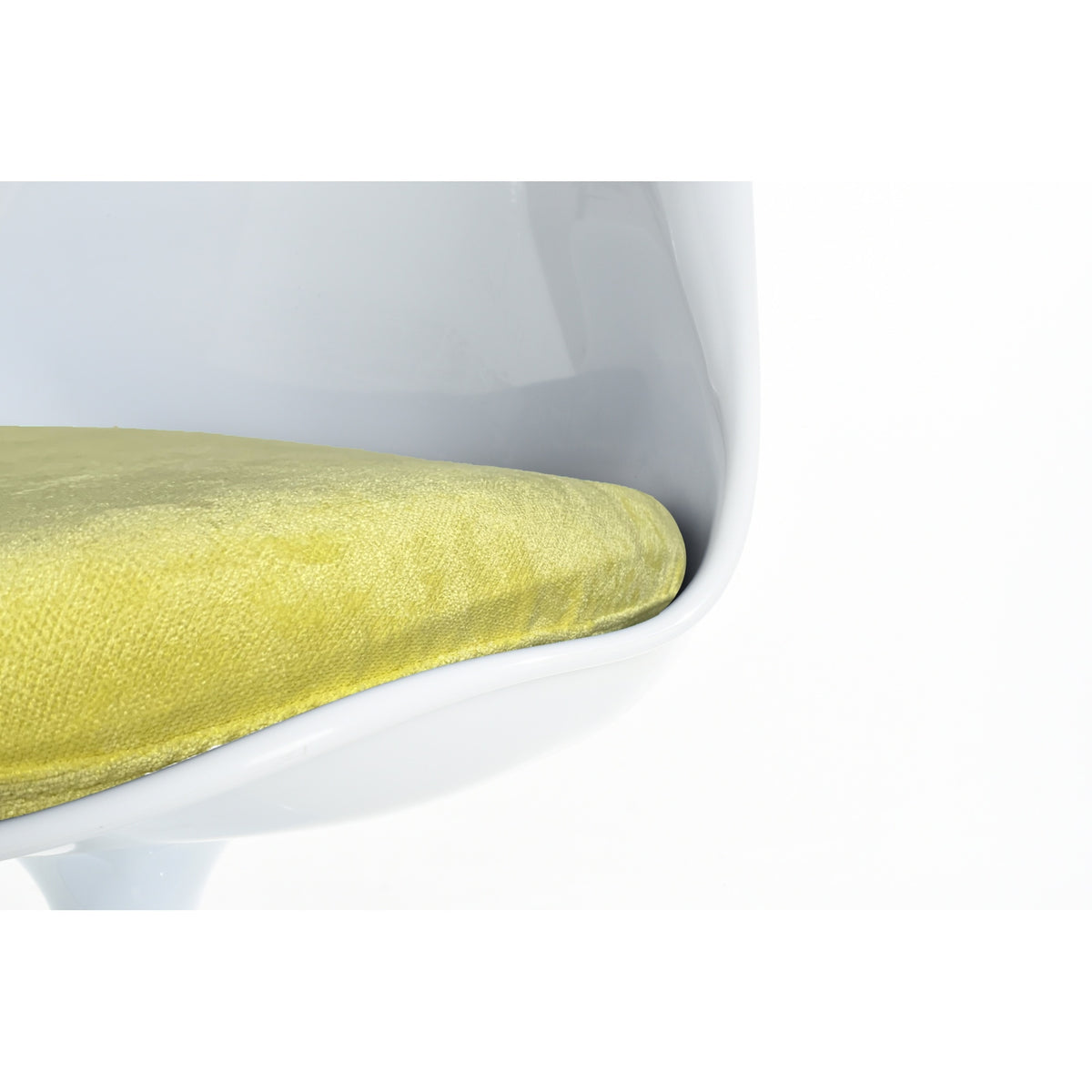 White and Luxurious Yellow Chelsea Side Chair
