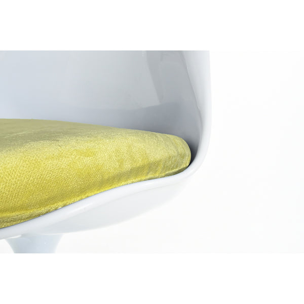 White and Luxurious Yellow Chelsea Side Chair
