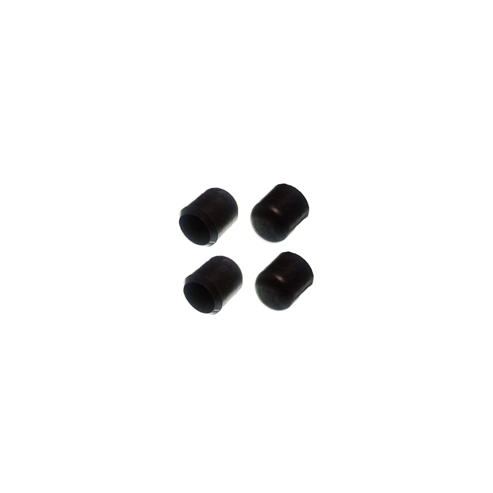 *RECOMMENDED* 4 x Black Rubber Caps For Metal Legs/Floor Protection