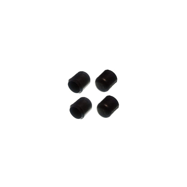 *RECOMMENDED* 4 x Black Rubber Caps For Metal Legs/Floor Protection