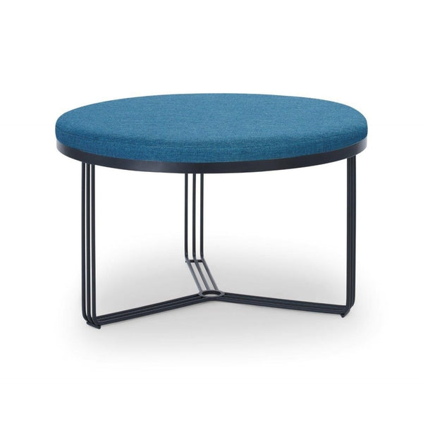 Deco - Medium Circular Coffee Table With Various Upholstered Tops and Frame Colour Options