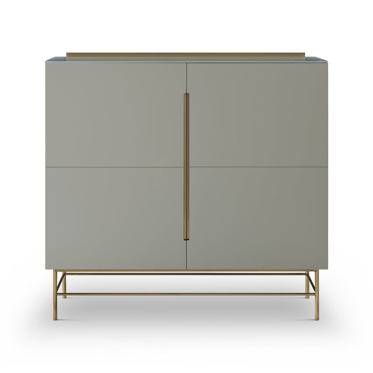Sleek - Contemporary Two Door High Sideboard With Various Colour Options