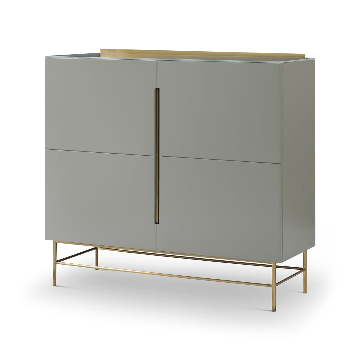 Sleek - Contemporary Two Door High Sideboard With Various Colour Options
