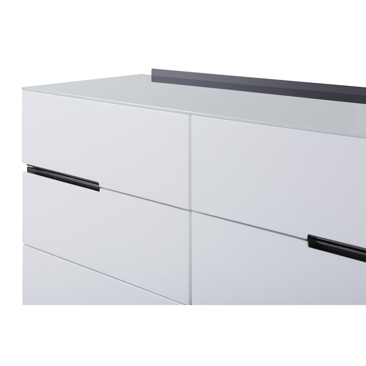 Sleek - Contemporary Six Drawer Wide Chest With Various Colour Options