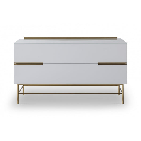 Sleek - Contemporary Two Door Low Sideboard With Various Colour Options
