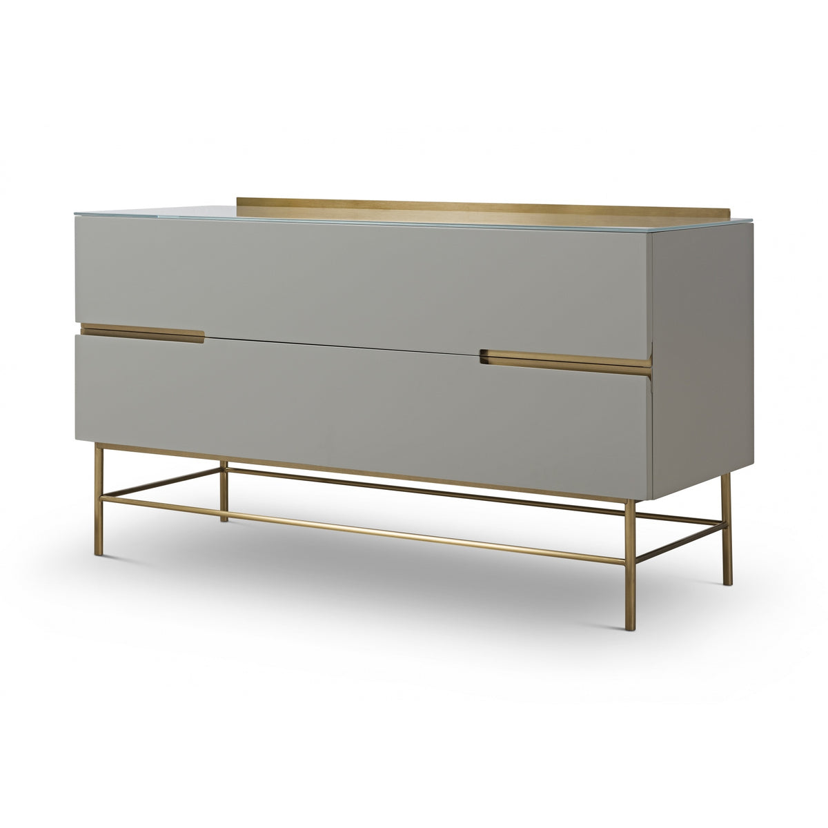 Sleek - Contemporary Two Door Low Sideboard With Various Colour Options