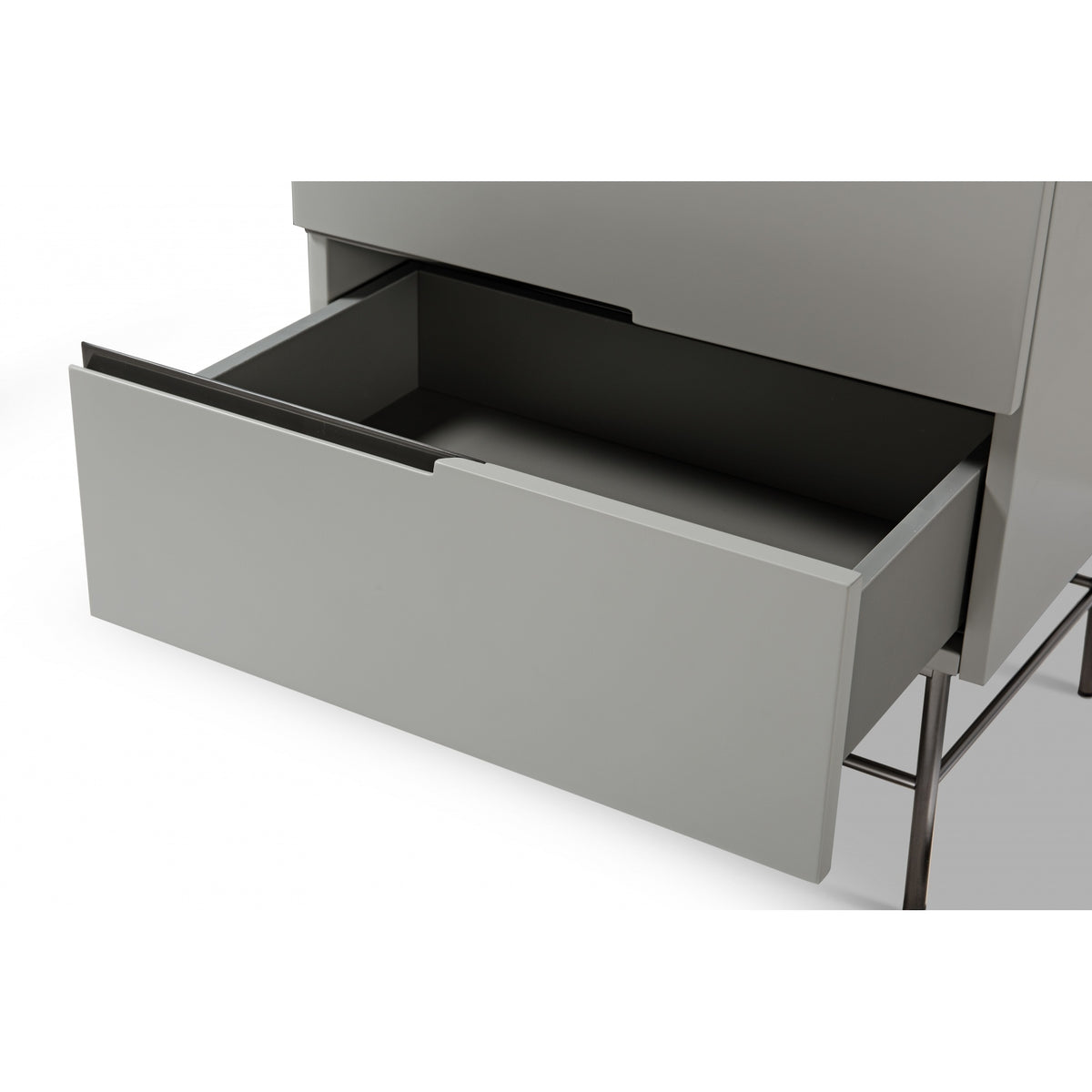 Sleek - Contemporary Two Drawer Narrow Chest With Various Colour Options