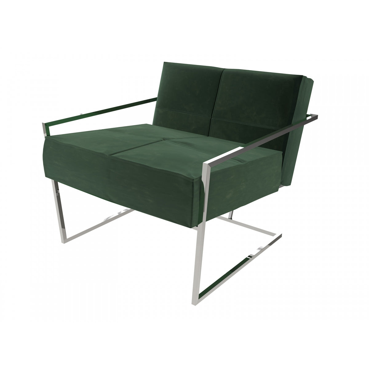 Luxe - Upholstered Velvet Armchair In Various Colours With Frame Finish Options