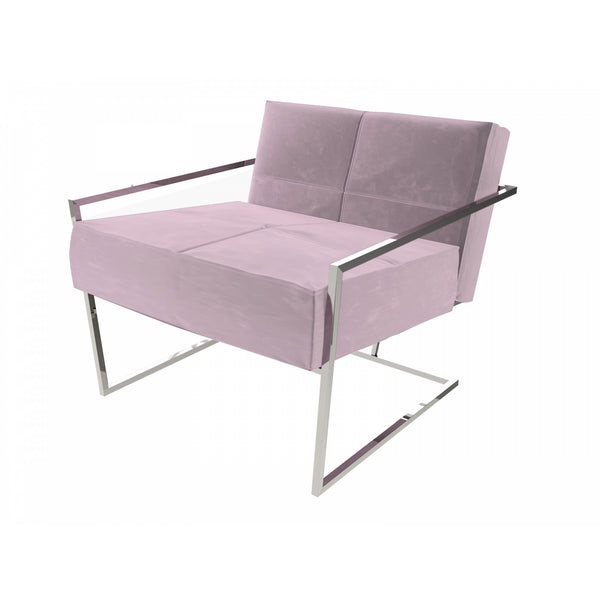 Luxe - Upholstered Velvet Armchair In Various Colours With Frame Finish Options