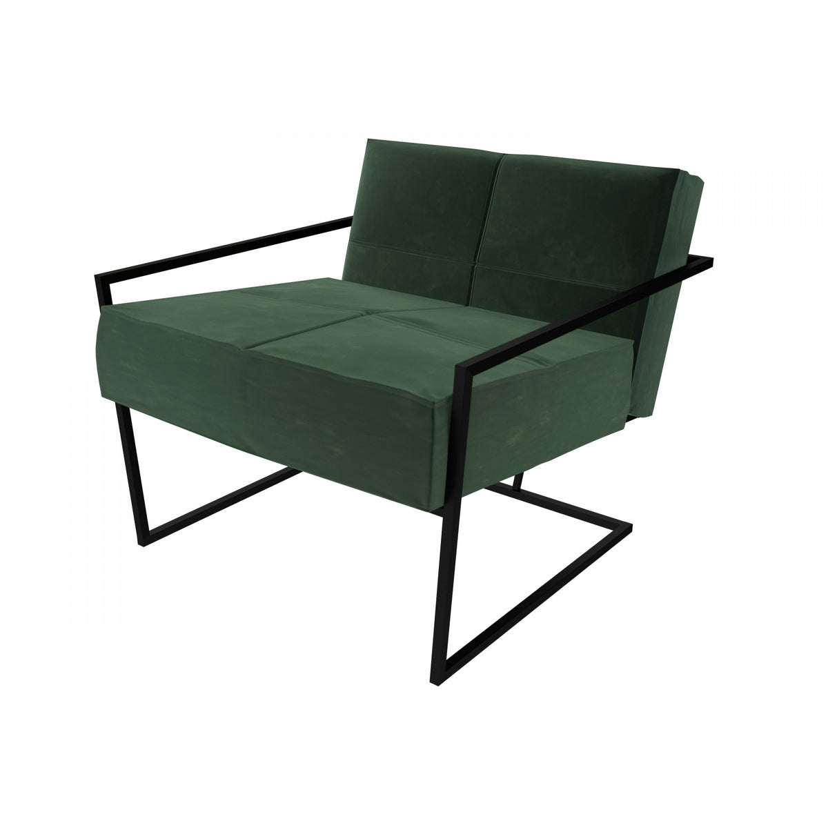 Luxe - Upholstered Velvet Armchair In Various Colours With Frame Finish Options