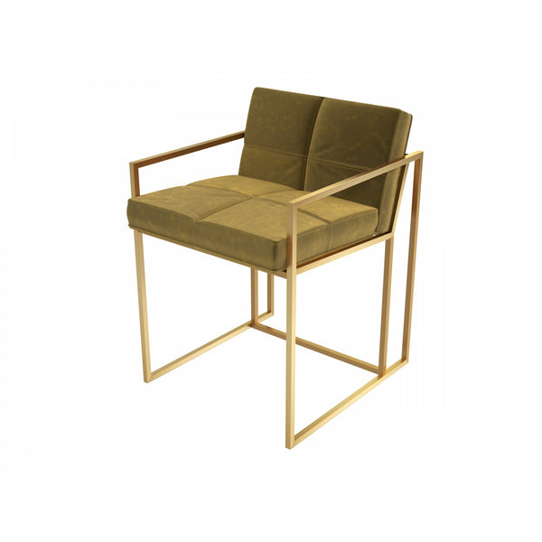 Luxe - Upholstered Velvet Dining Chair In Various Colours With Frame Finish Options