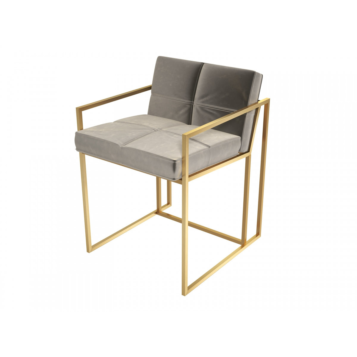 Luxe - Upholstered Velvet Dining Chair In Various Colours With Frame Finish Options