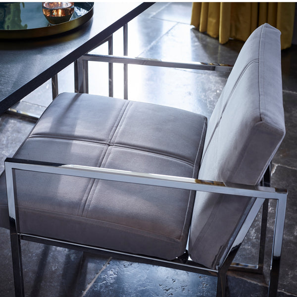 Luxe - Upholstered Velvet Dining Chair In Various Colours With Frame Finish Options