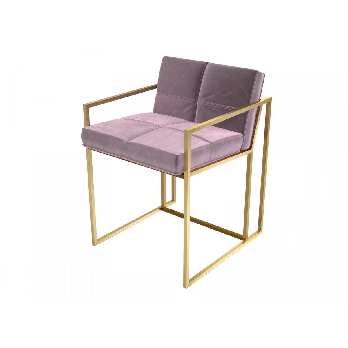 Luxe - Upholstered Velvet Dining Chair In Various Colours With Frame Finish Options