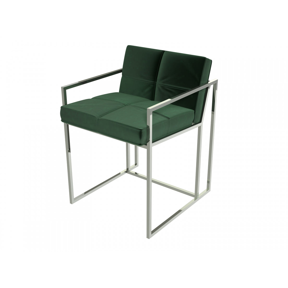 Luxe - Upholstered Velvet Dining Chair In Various Colours With Frame Finish Options
